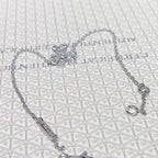 ??MIRA?¡¥FRIVOLE SILVER FLOWER DIAMOND BRACELET