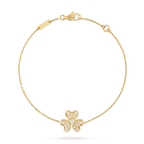 ??MIRA?¡¥FRIVOLE GOLD FLOWER DIAMOND BRACELET