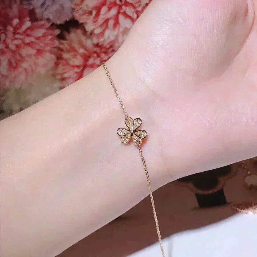 ??MIRA?¡¥FRIVOLE GOLD FLOWER DIAMOND BRACELET