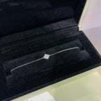 ??MIRA?¡¥CLOVER  SINGLE FLOWER BRACELET SILVER
