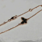 ??MIRA?¡¥BUTTERFLY ONYX  BUTTERFLY BRACELET