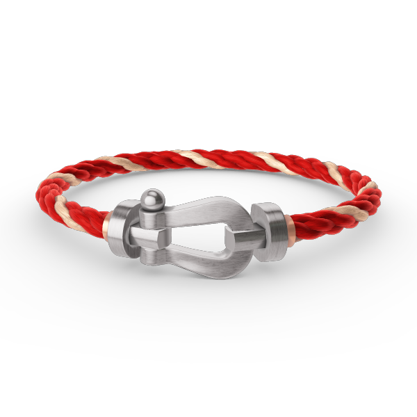 ??MIRA?¡¥FORCE LARGE HORSESHOE NO DIAMOND BRACELET SILVER